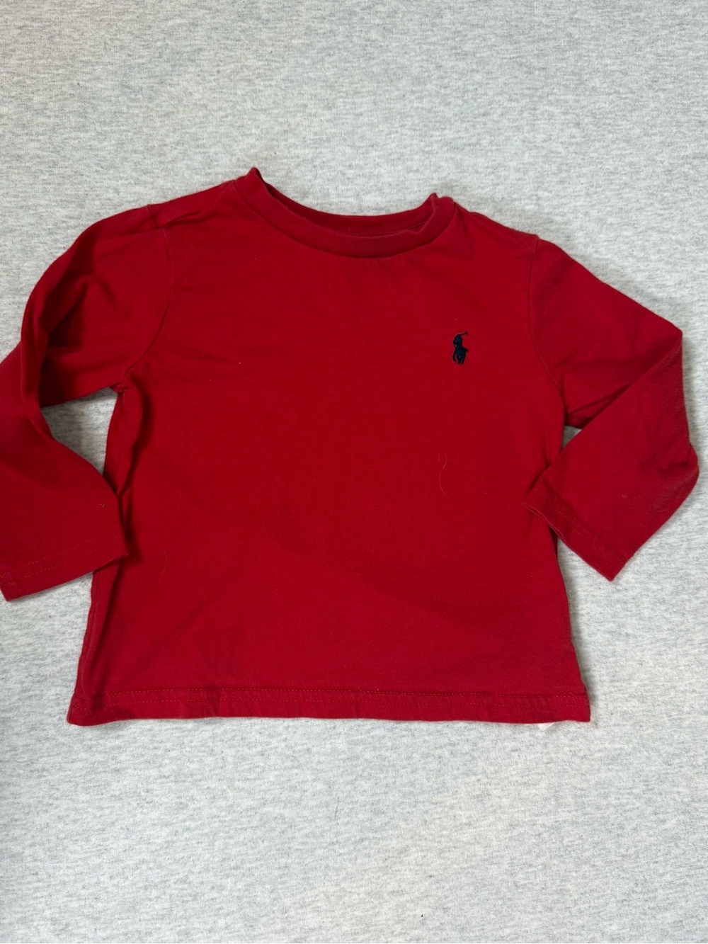 Polo Ralph Lauren Long Sleeve Pony T-Shirt Red- 18 Months